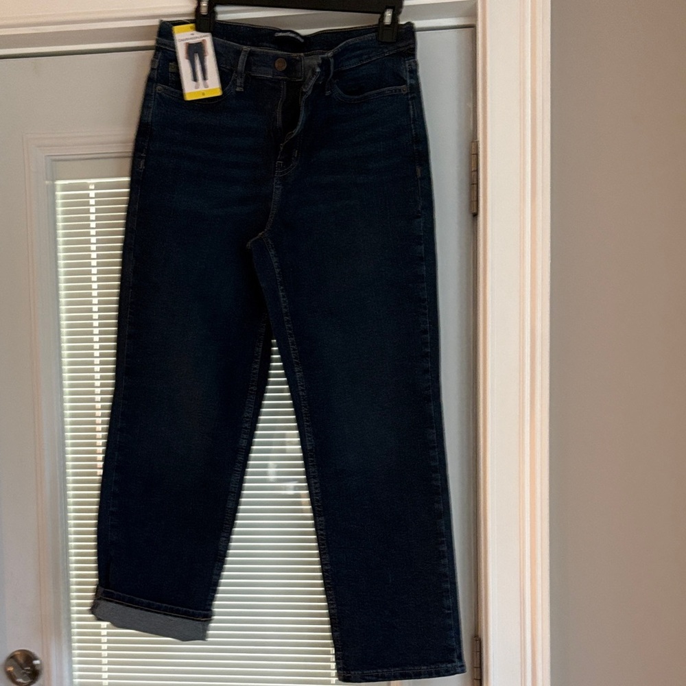 Calvin Klein Jeans Women's Dark Blue Straight Jeans
